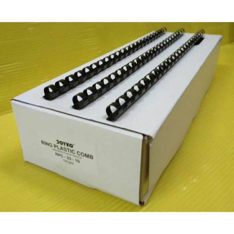 

Joyko Spiral Plastik RPC-23-10 F4 23 Lubang (10 mm) - Hitam