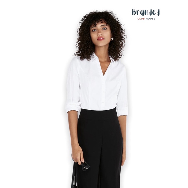 Kemeja Putih Express EXP Essential Shirt White