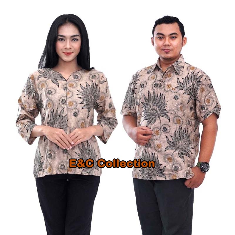 Couple Batik Balina Modern - Atasan Batik Wanita – Blouse Batik Wanita – Hem Batik Pria -S-M-L-XL-XX