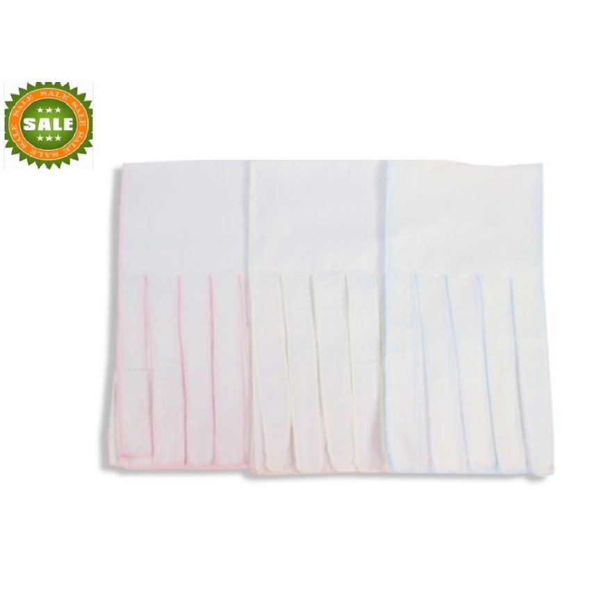 1 LUSIN Gurita Tali Bayi/ Gurita Ikat Newborn  MEDIUM , Gurita Putih Polos Putih Sablon / Gurita Gambar Warna