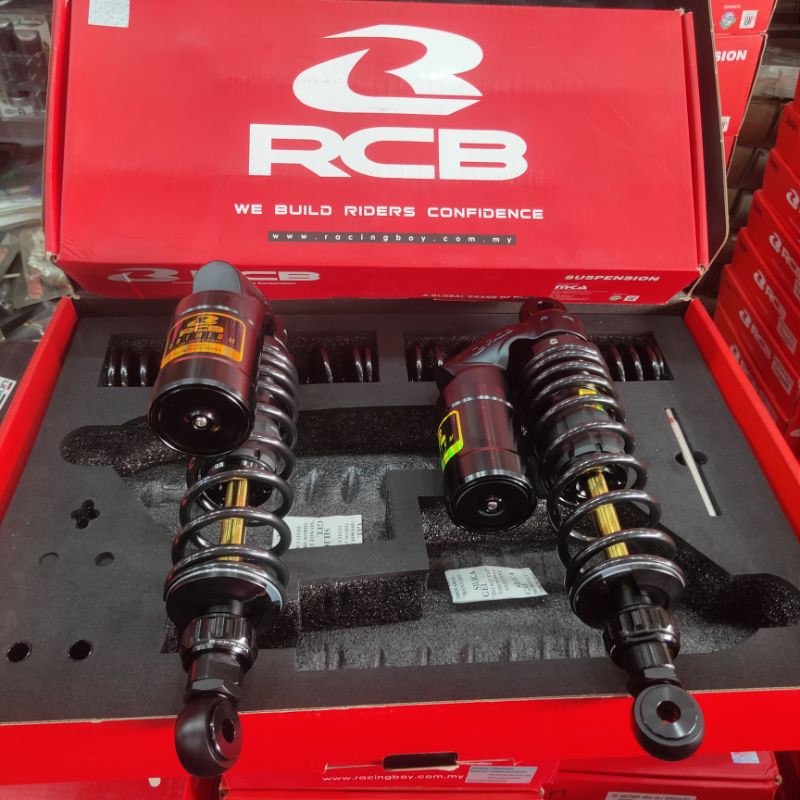 SHOCK SHOCKBEREAKER TABUNG ATAS RCB VS SERIES PREMIUM SINGLE KLIK REBOUND -RB-MB-2 SERIES (G-GL) 320MM RXKING- RXZ - TIGER - SUPRA -SHOGUN DAN ALL PNP-1