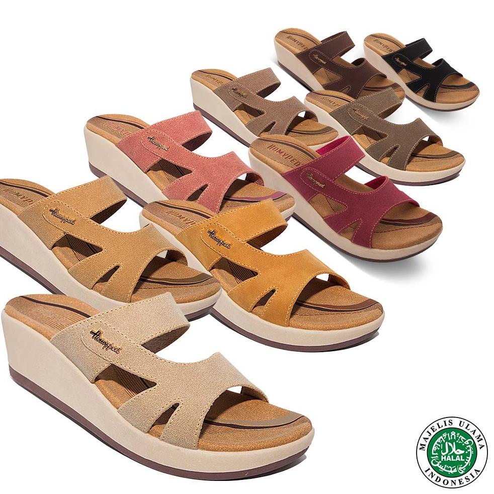 Homyped Ayana N61 Sandal Wedges Wanita ., .,