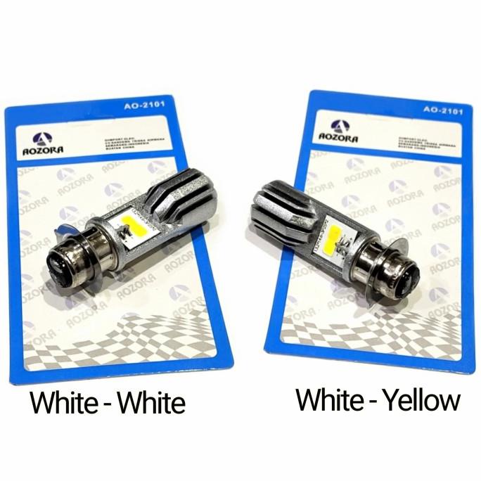 BOHLAM DEPAN LED MOTOR AOZORA AC-DC - Bohlam Lampu Led Depan Motor ary55 Juara