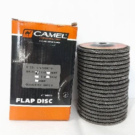 Flap Disc 4&quot; Amplas Susun grit 120 / Amplas tumpuk Harga Per Kotak (C357K)