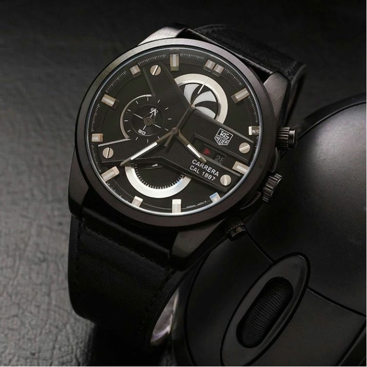 Termurah jam tangan pria carrera semi ori / jtr 1171 hitam