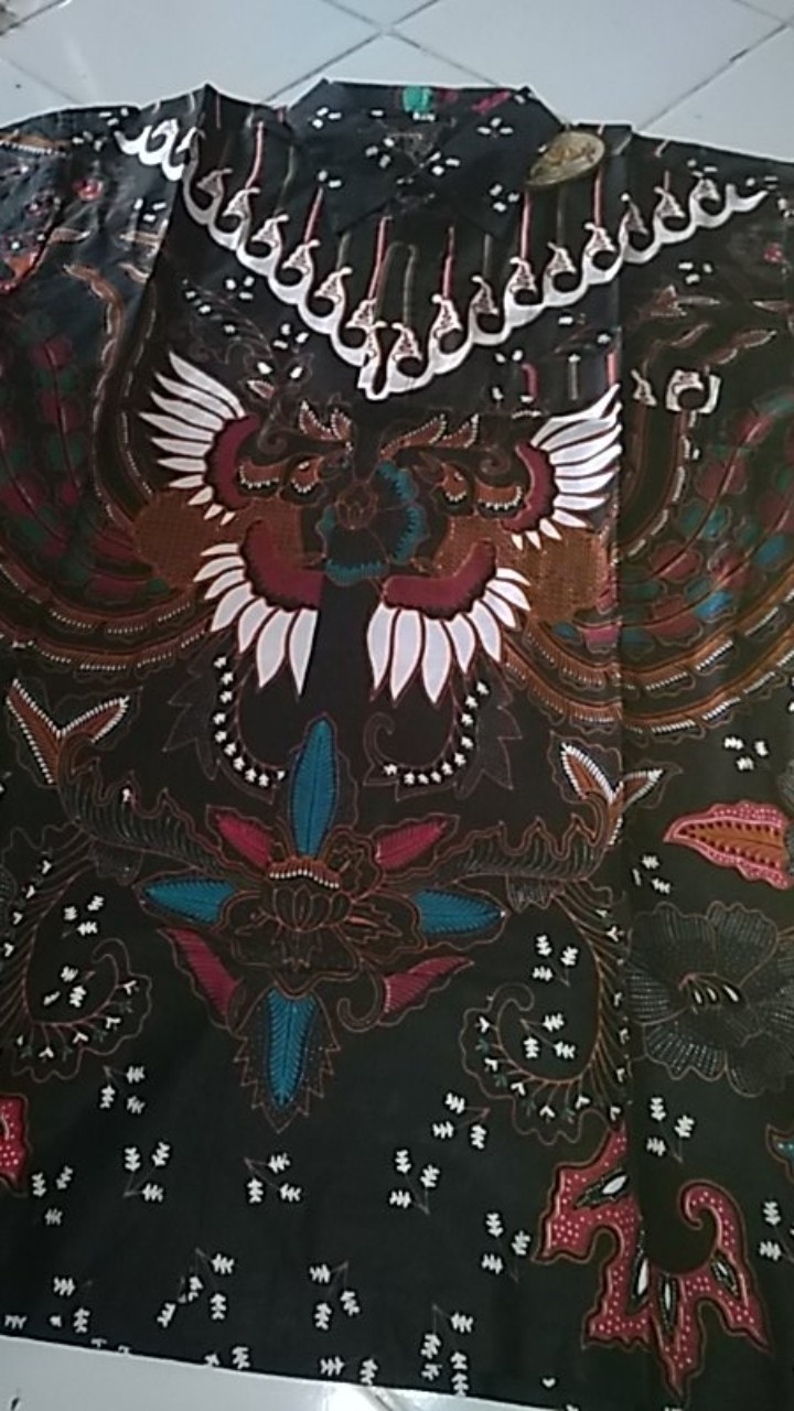 Bswart Batik Hrb026 Kenongo Hem Pendek Padi Pekalongan M L Xl Batik Pria Murah Modern Grosir