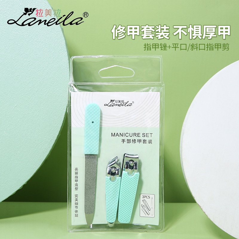 SET MANICURE GUNTING KUKU ISI 3 IMPORT KUALITAS TERBAIK
