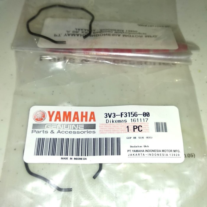 Klip Clip Sil Seal As Shock Sok depan - RX King RXK RXS YT 115 Asli Yamaha 3V3-F3156-00