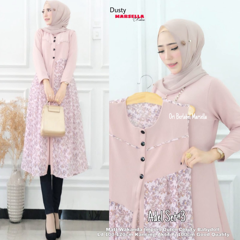 ADEL SET #3 Atasan Tunik BY MARSELLA