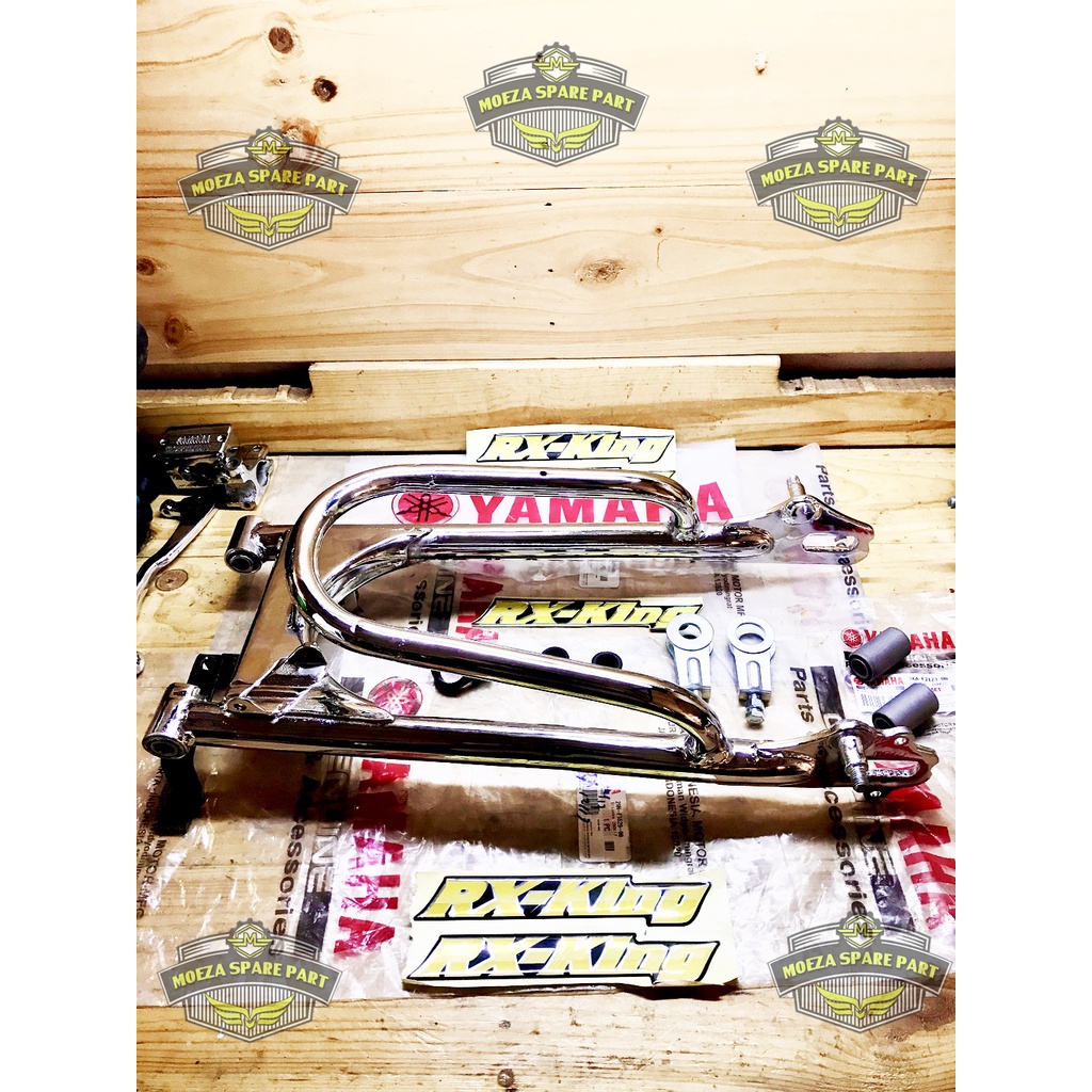 Chrome Swing Arm Arem Lengan Ayun Sasis RXking Rx King Cobra Bulat Original Plus Stabilizer