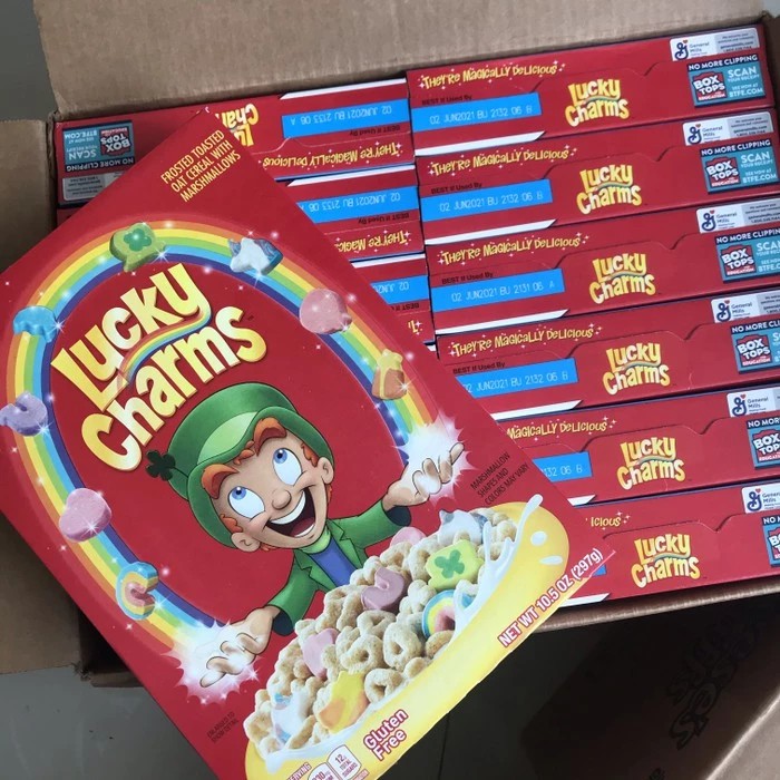 General Mills Lucky Charms Marshmallow Cereal Gluten Free Sereal 297gr