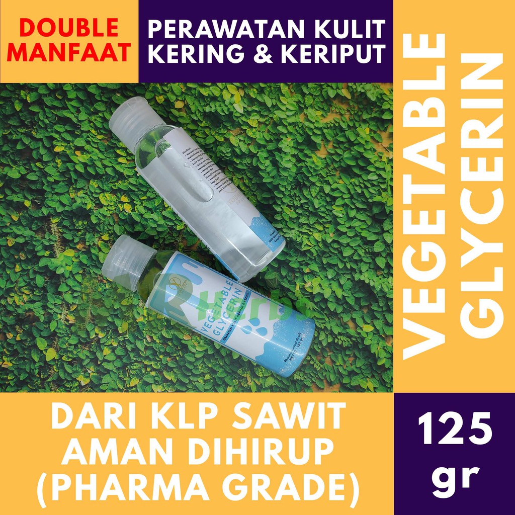Serum Perawatan Kulit Kering & Keriput Vegetable Glycerin Gliserin Nabati Kelapa Sawit Isi 125gr / G