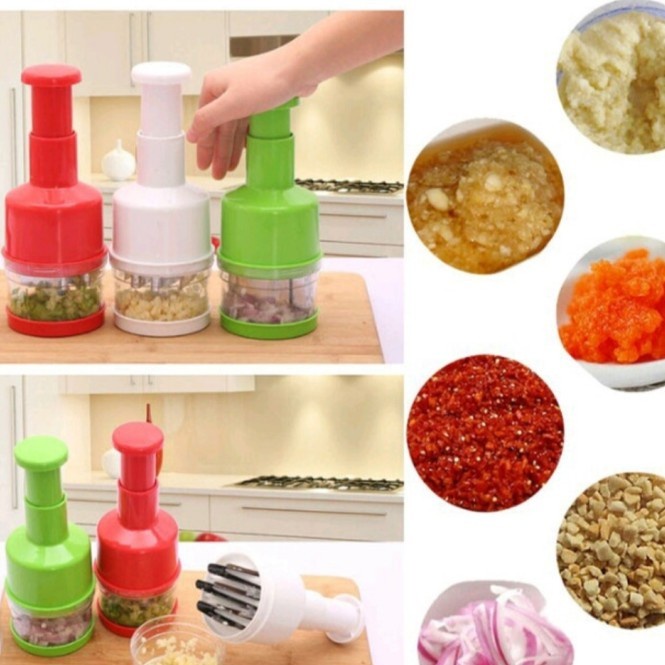 Chopper Blender Alat Press Cincang Halus Sayuran Bumbu Dapur Serbaguna Praktis