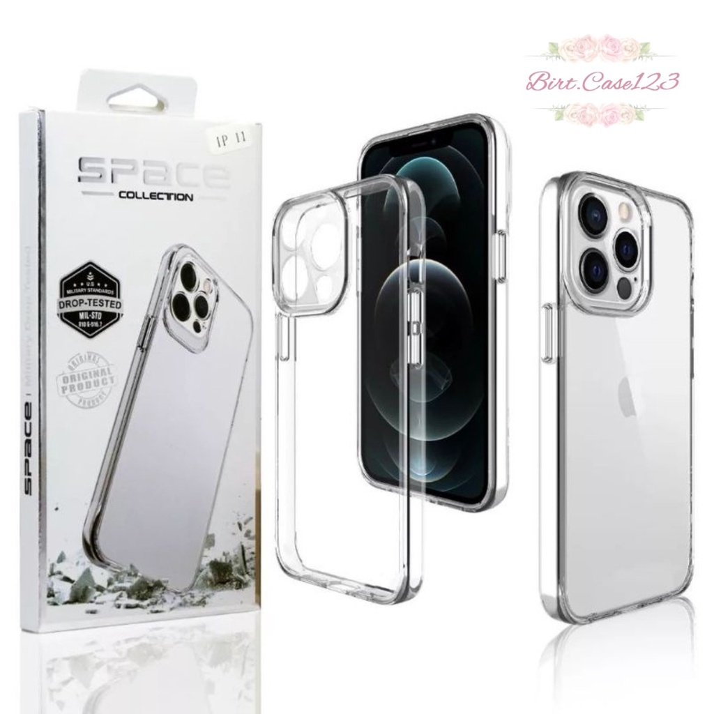 Case Space Military Drop Premium Acrilyc 1Phone 7 7+ 8 8+ X XR XS MAX 11 12 13 14 PRO MAX BC6318