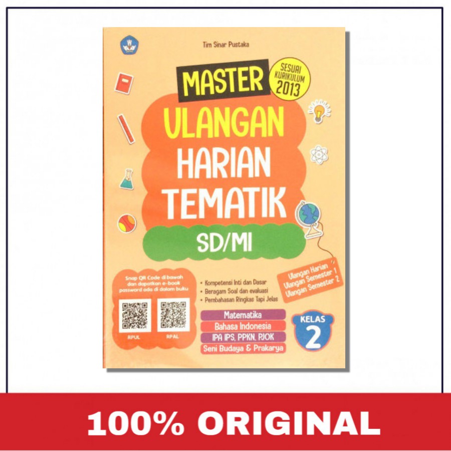 2 Sd Master Ulangan Harian Tematik Sd Mi Kls 2 K13 Shopee Indonesia