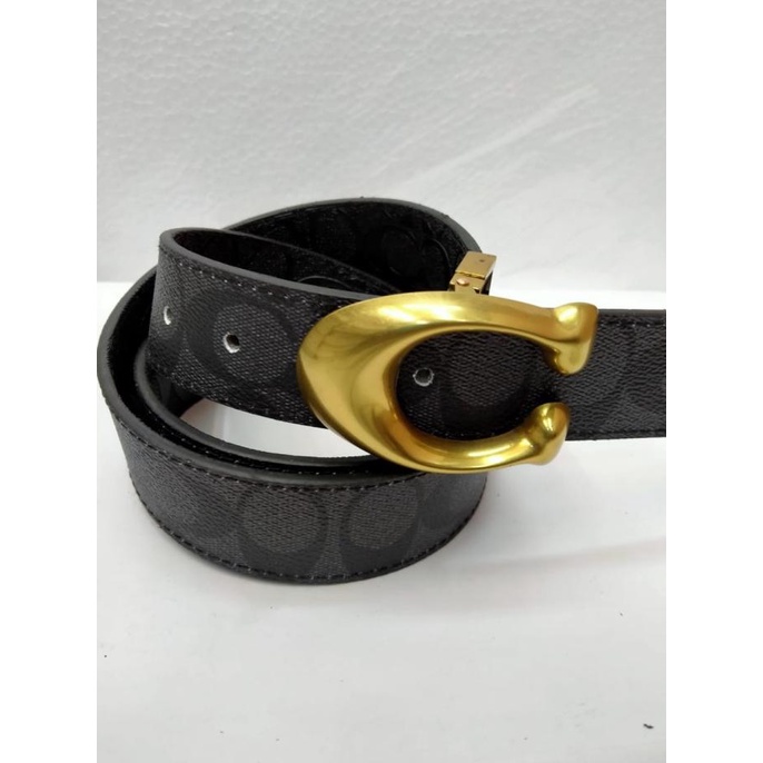 Sabuk Ikat Pinggang Belt Coach Men Ban Pinggang Pria Kulit Import