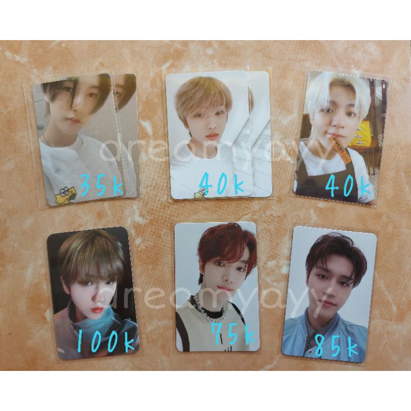 PHOTOCARD PC CAFE JENO RENJUN JISUNG PC FCMM JISUNG PC TAEIL PHOTOBOOK UNIVERSE POLA HAECHAN HELLO N