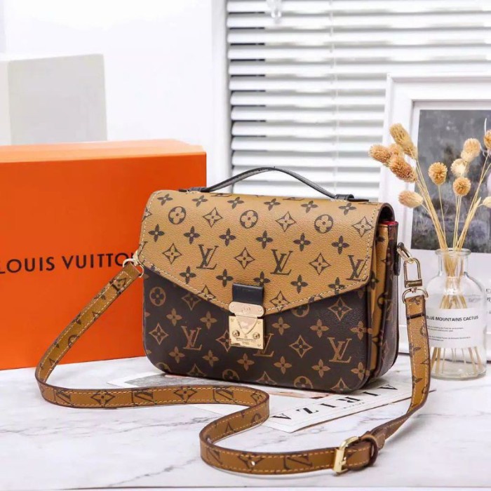 

(TERLARIS) TAS LV METIS GRADE AAA FREE BOX & PAPERBAG - camel