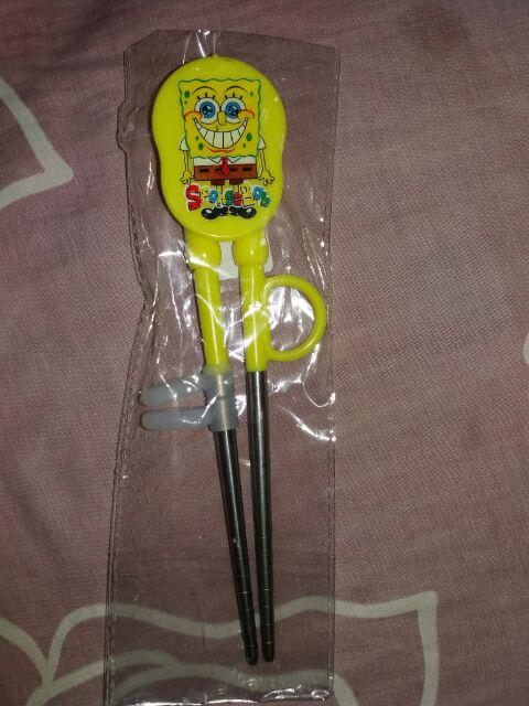 Sumpit Desain Kartun Bahan Stainless Steel Untuk Latihan Anak Balita