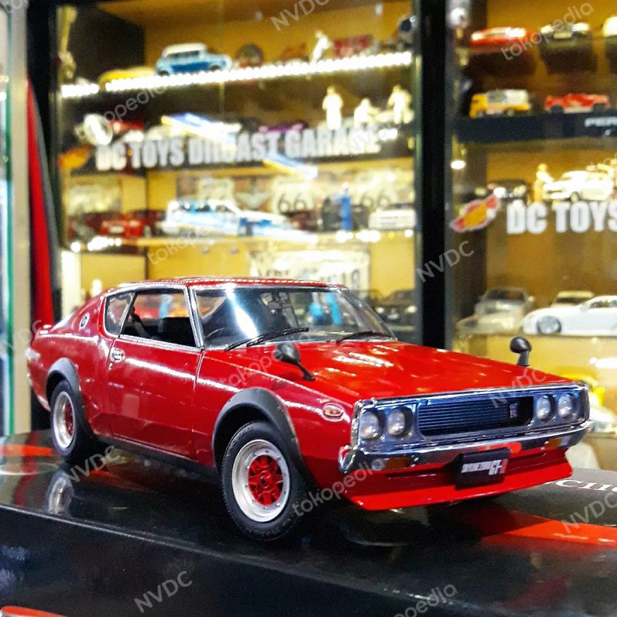 1/18 Nissan Skyline GTR Kpgc110 Wide wheel Version red Kyosho Diecast