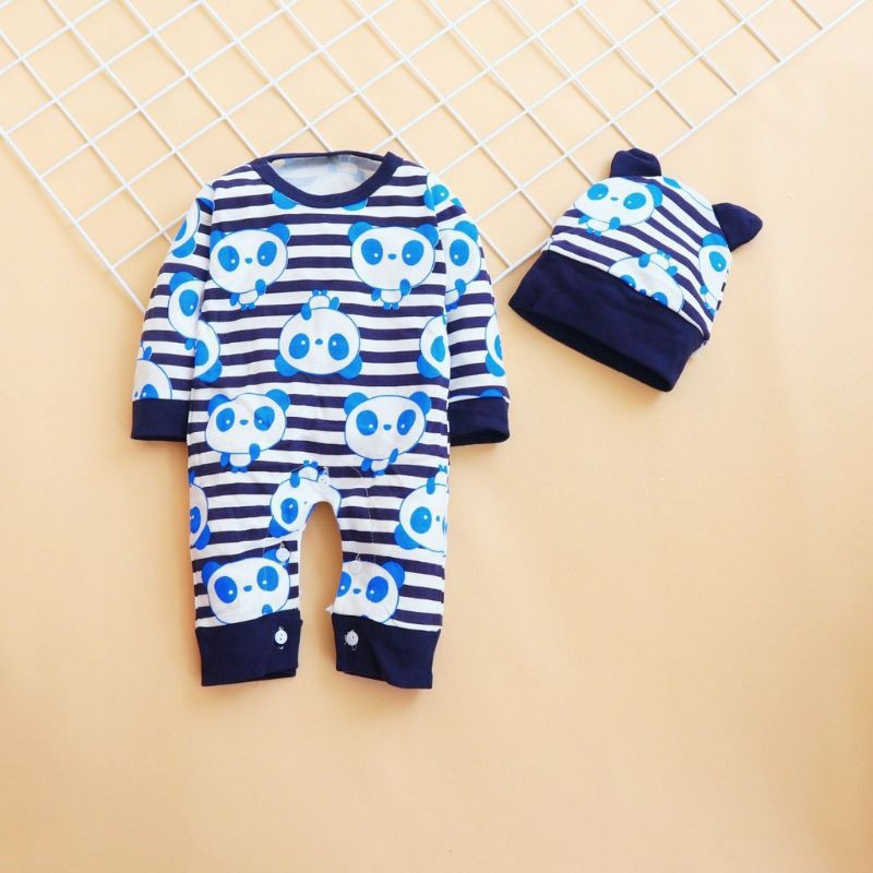 Jumper Bayi Motif Panda usia 3 - 18 bulan Baju Jumper bayi / Baju Anak Laki-laki