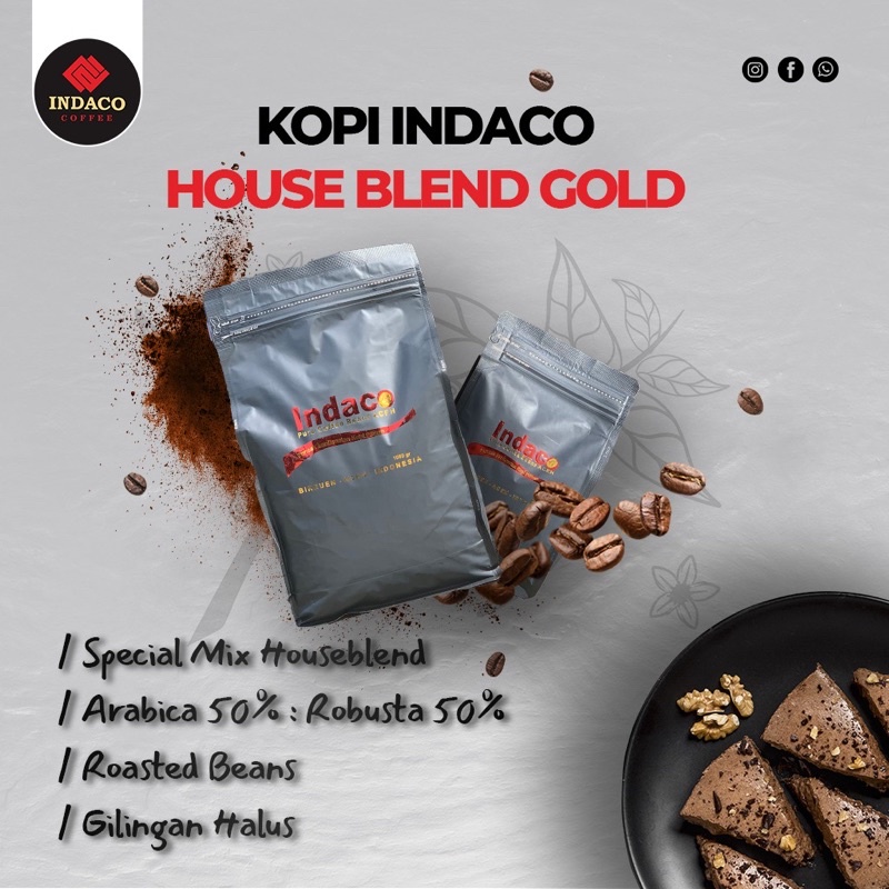 

KOPI INDACO HOUSE BLEND GOLD 1 kg