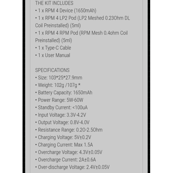 RPM 4 Kit