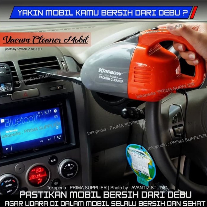Vakum Mobil Krisbow 12v Vacum Cleaner Mobil