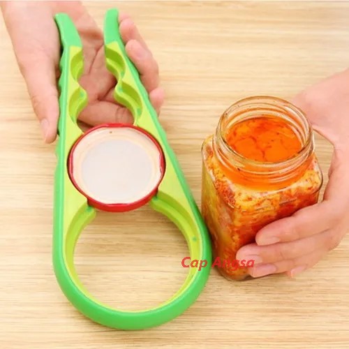 CANNED BOTTLE JAR OPENER 8in1 PEMBUKA TUTUP BOTOL KALENG STOPLES TOPLES MAKANAN SELAI SAMBEL BUMBU