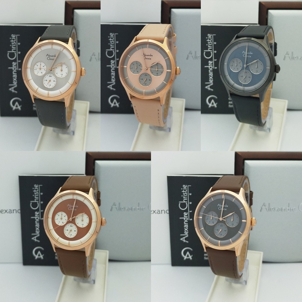 Jam Tangan Wanita Alexandre Christie AC 2868 BF Original