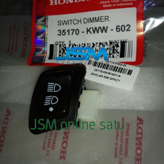 SWITCH DIMMER HONDA TOMBOL DIM TOMBOL LAMPU BEAT SAKLAR LAMPU 3 TITIK