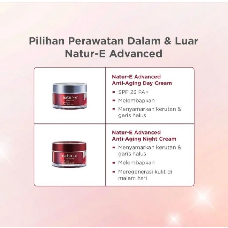 day cream & night cream natur e advanced