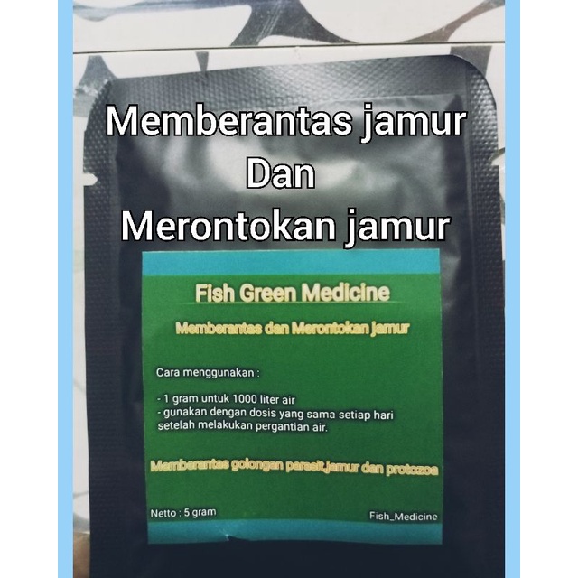 Fish green medicine obat jamur / obat ikan / obat jamur / obat jamur ikan / obat jamur ikan fish green medicine