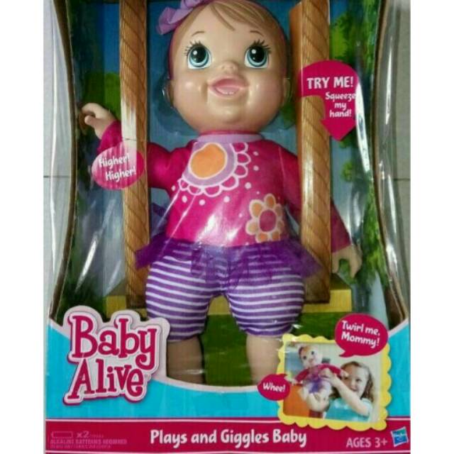 baby alive plays and giggles