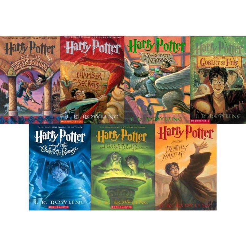 Jual HARRY POTTER bahasa Inggris lengkap 7 jilid by JK Rowling Shopee