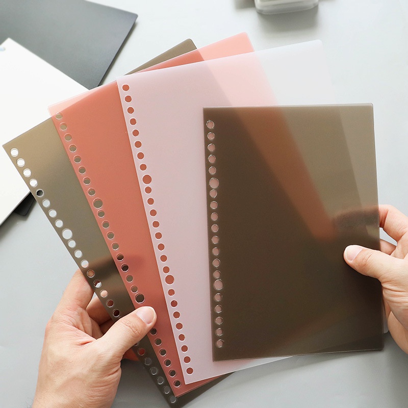 Klip Plastik Frosted Transparan Cover Buku Flipbook Diy