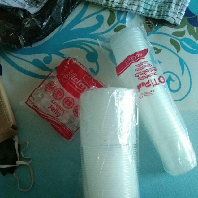 Thinwall Mangkok 200 Ml 200ml Kontainer Plastik Wadah Makanan Salad Buah Dm