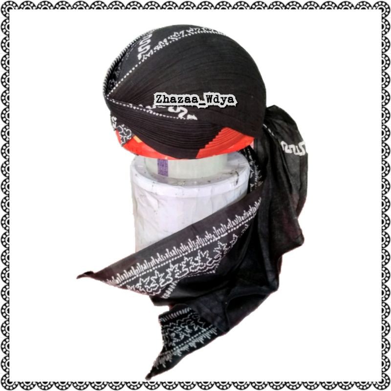 Blangkon Jogja Lipat Sliwir Dewasa Motif Rinthik / Wulung