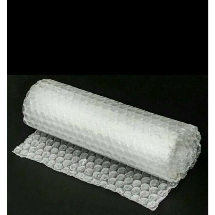 

Bubble wrap (plastik gelembung) pelindung kiriman buku