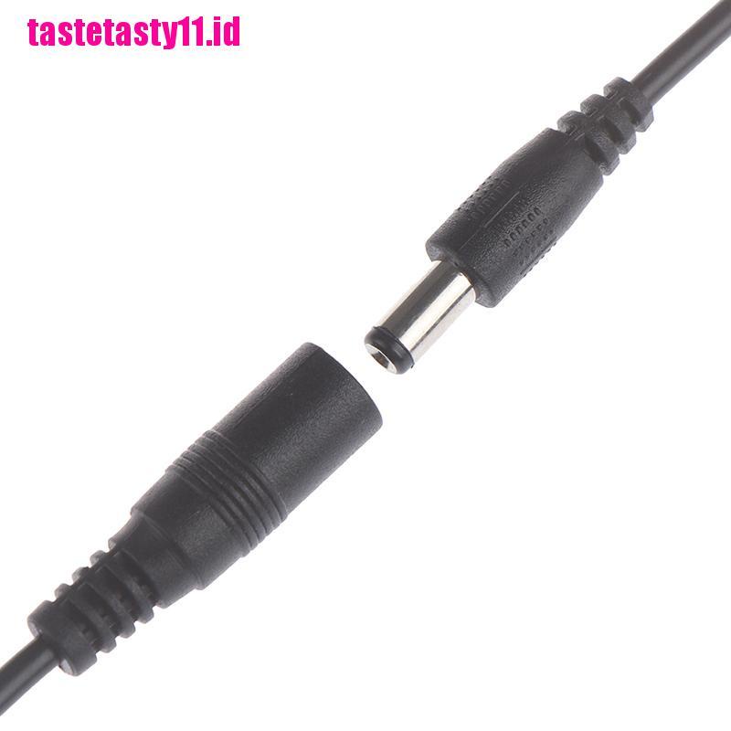 【TTID】5.5x 2.1mm DC 12v power extension cable cord female male for cctv camer