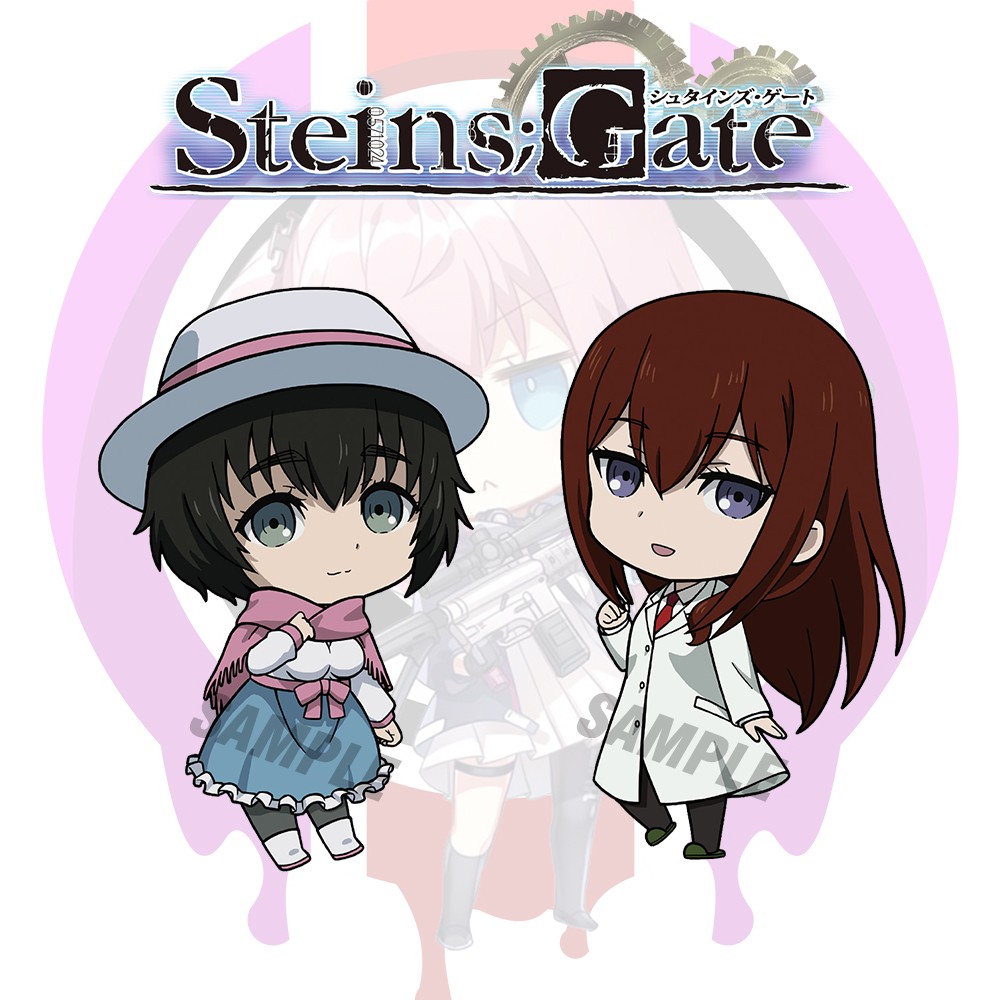 Gantungan Kunci Steins Gate / Keychain Anime Steins;Gate / Ganci Lucu Kurisu Makise, Mayuri