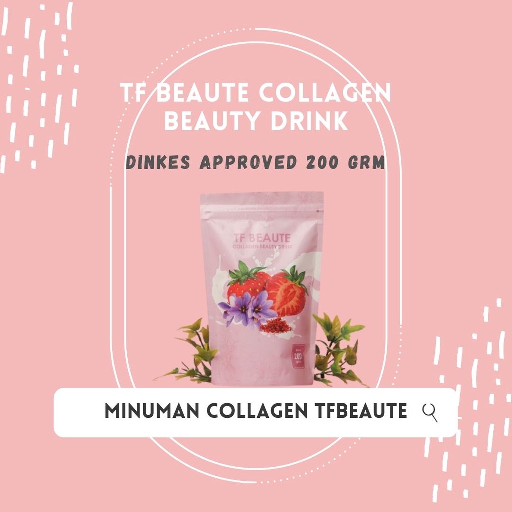 [BUY 1 FREE GIFT] TF BEAUTE COLLAGEN DRINK MINUMAN SERBUK KOLAGEN SUPLEMEN KECANTIKAN PEMUTIH BADAN 