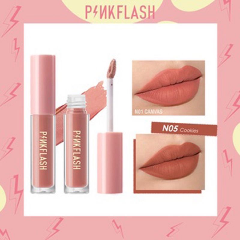 ⚡PINKFLASH⚡ Lipstick Matte Tahan Lama Pelembab