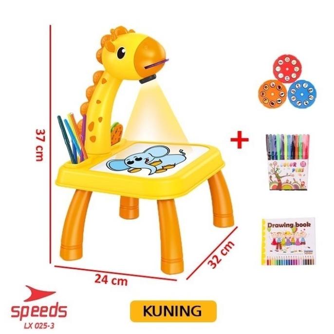 Meja Gambar Anak Proyektor / Meja Belajar Proyektor Anak 025-3