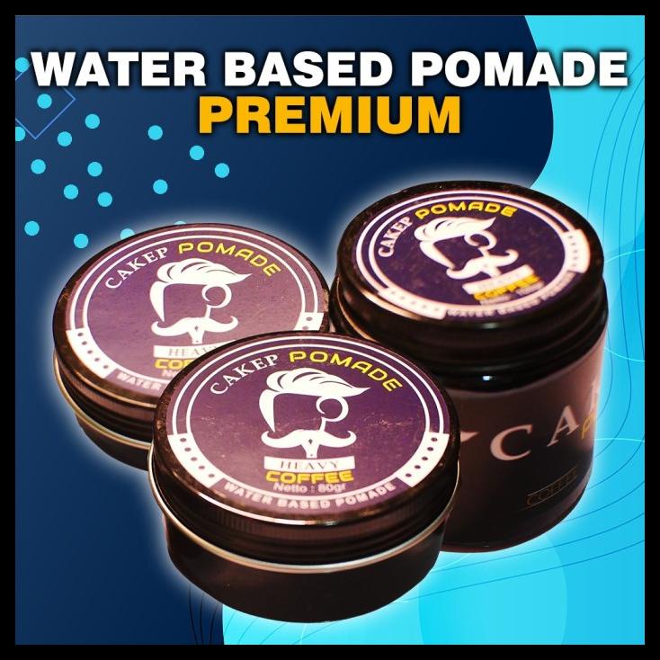 Pomade Kopi Minyak Rambut Styling Gel Pomade Water Based Terpopuler