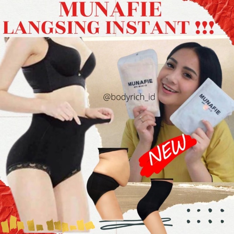 MUNAFIE KORSET PELANGSING Pengecil Perut Buncit Pembakar Lemak Penurun Berat Badan Diet Detox 1