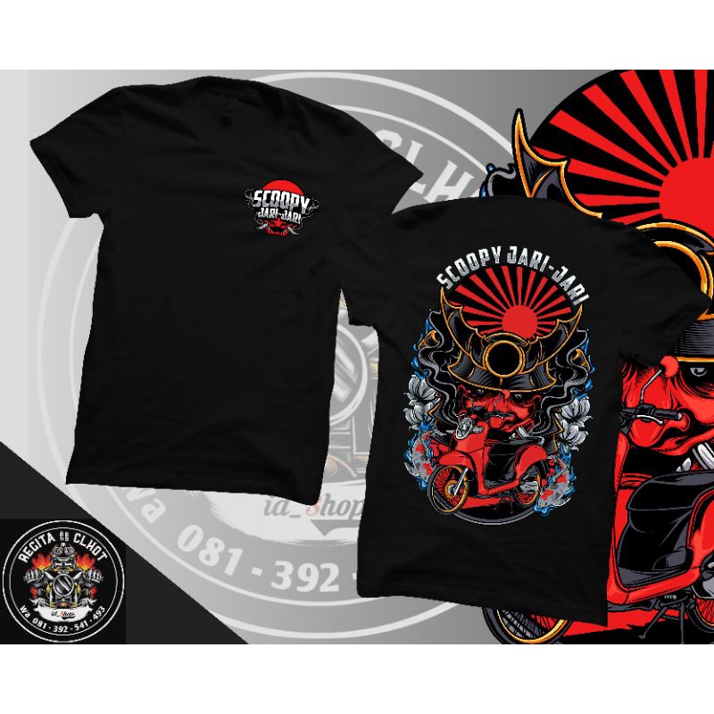 Ksos scoopy modifikasi/kaos scoopy jari jari/kaos scoopy distro