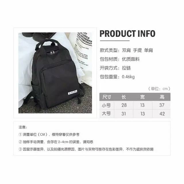 Ransel fashion bag / tas tote denim