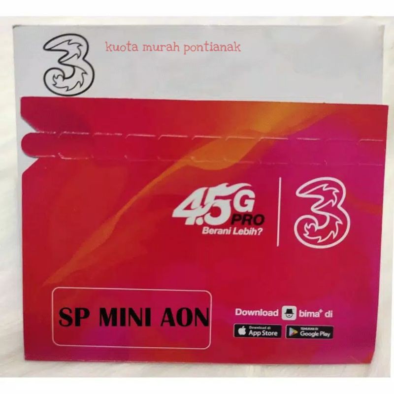 PERDANA DATA TRI ALWAYS ON 1 GB SP mini 1gb