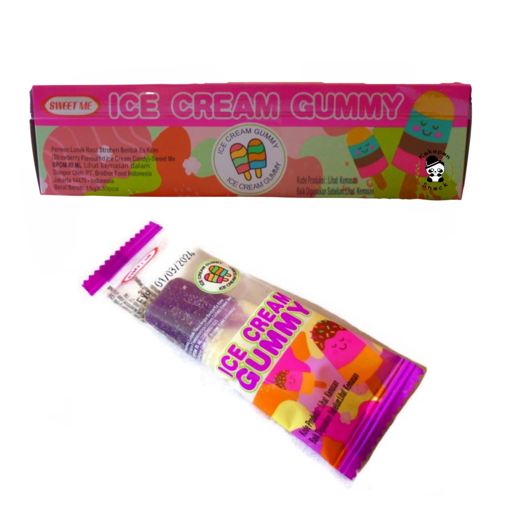 SWEET ME ICE CREAM GUMMY BOX ISI 30